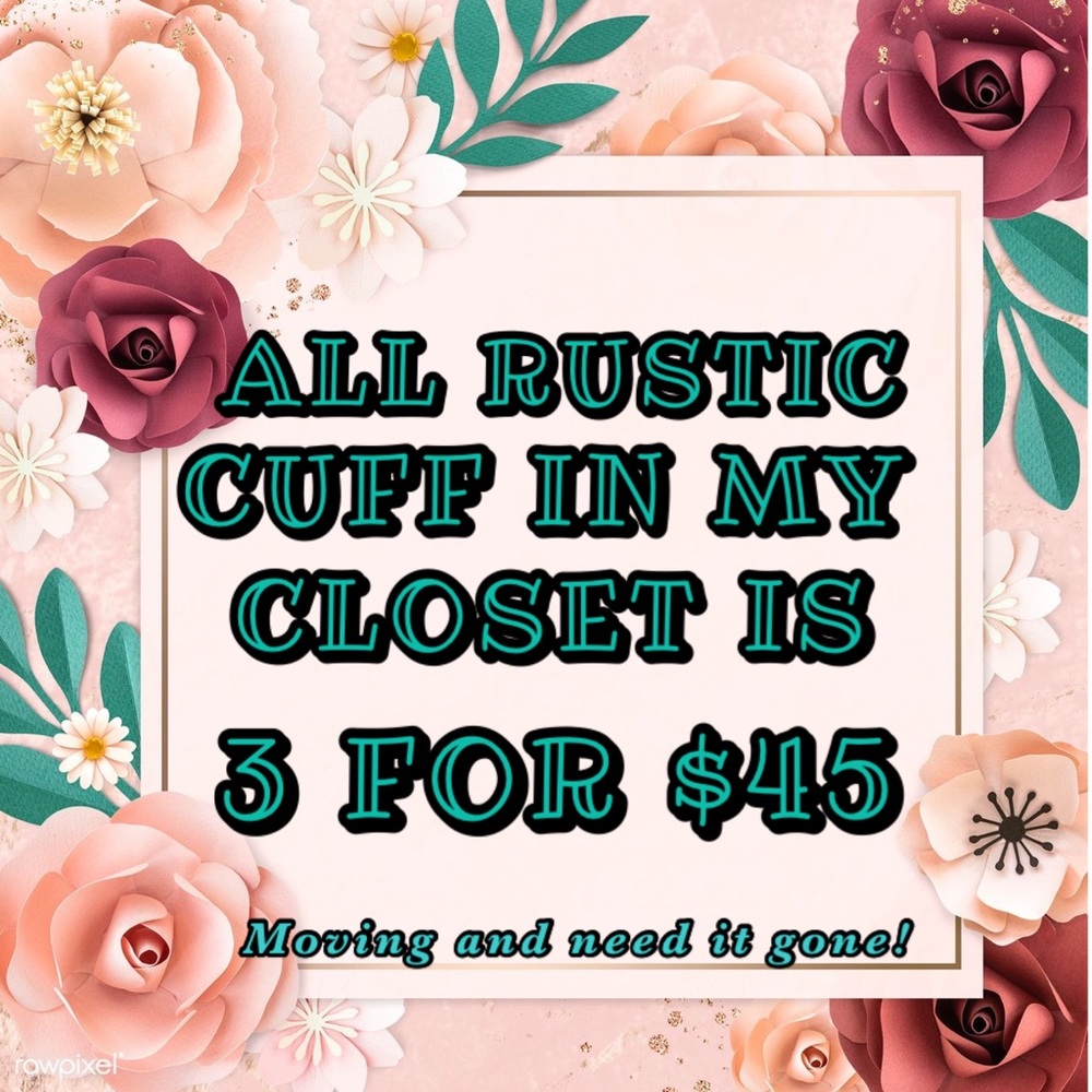 Rustic cuff bracelets!